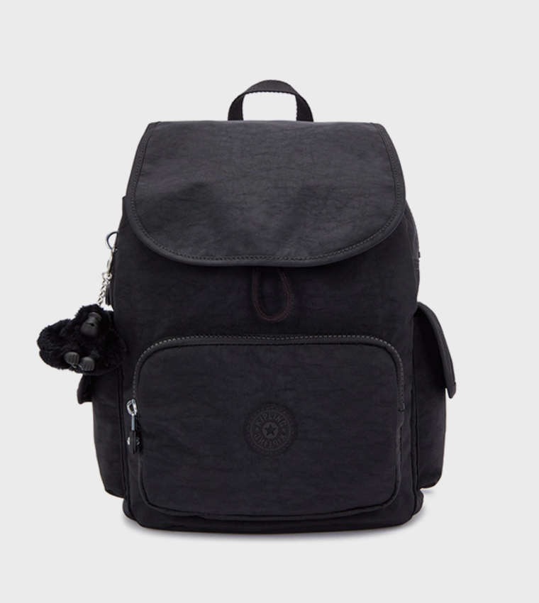 City Pack Logo Detail Backpack with Keychain