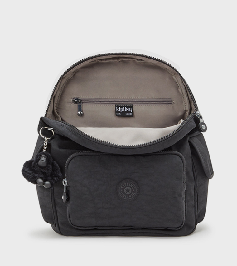 City Pack Logo Detail Backpack with Keychain