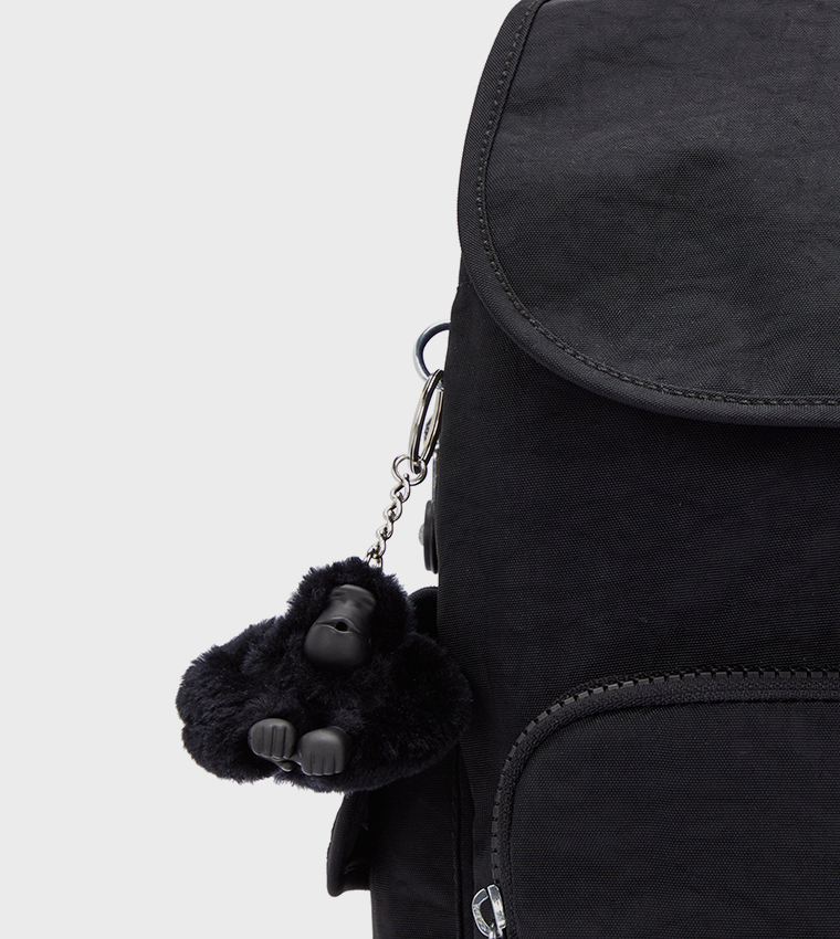 City Pack Logo Detail Backpack with Keychain