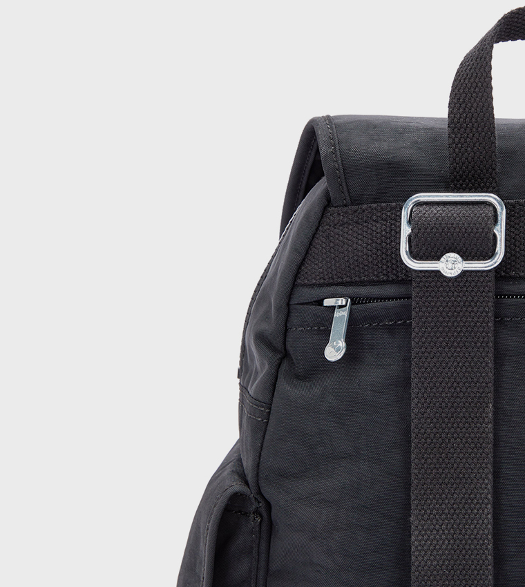 City Pack Logo Detail Backpack with Keychain