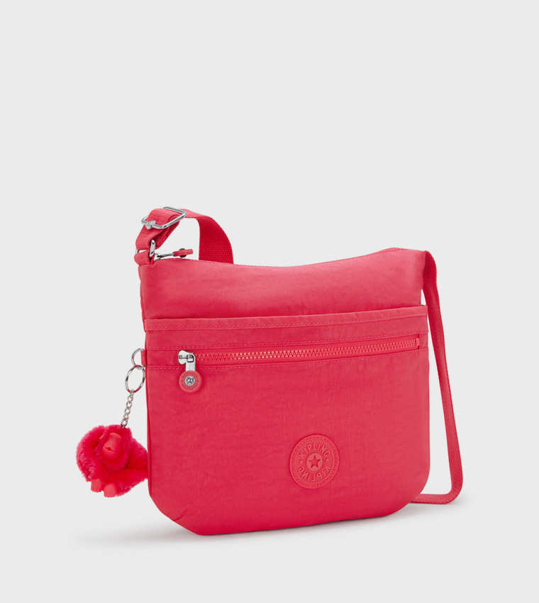 Arto Logo Detail Crossbody Bag with Keychain