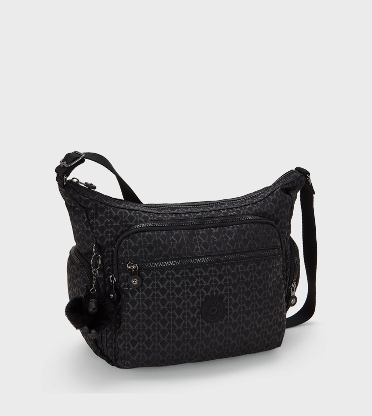 Gabbie Patterned Crossbody Bag with Keychain