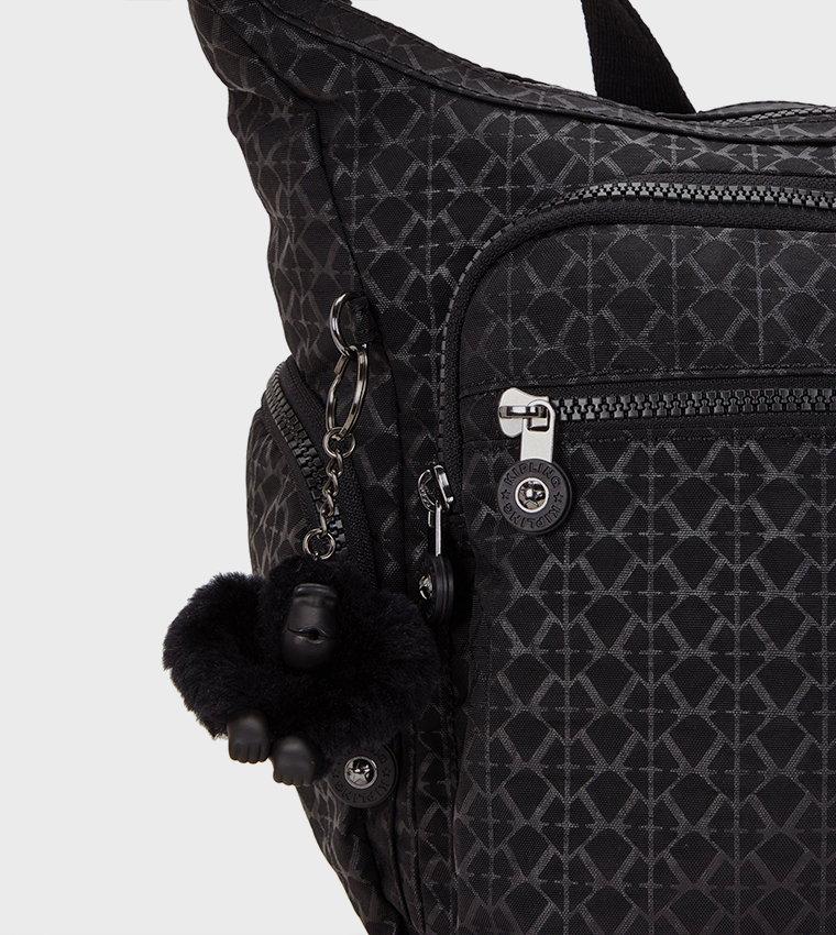 Gabbie Patterned Crossbody Bag with Keychain