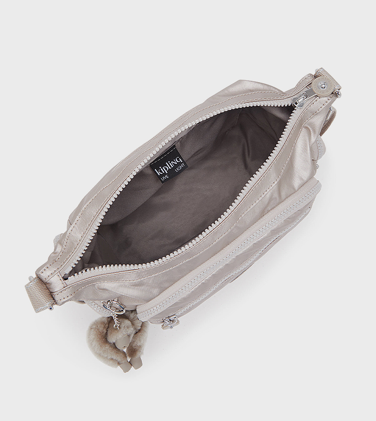 Gabbie Logo Detail Crossbody Bag with Keychain