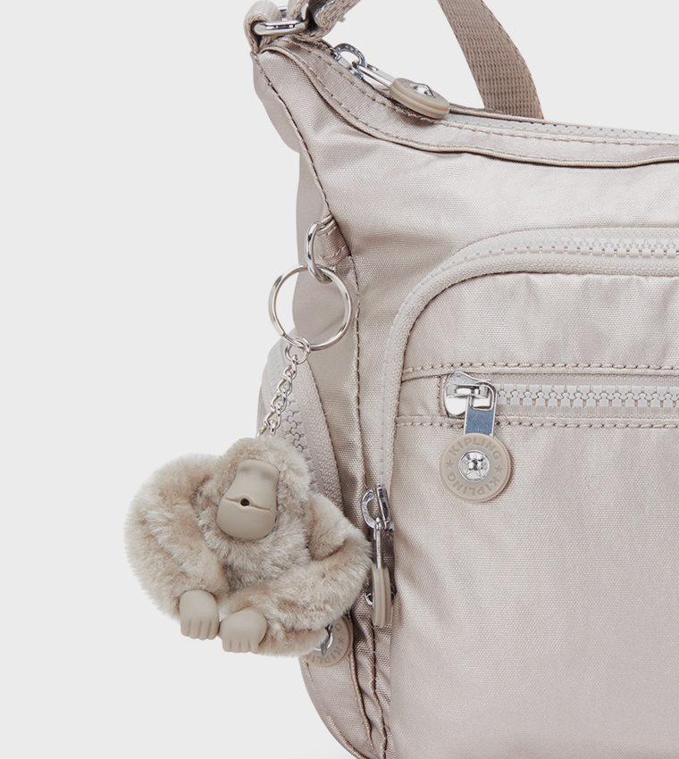 Gabbie Logo Detail Crossbody Bag with Keychain