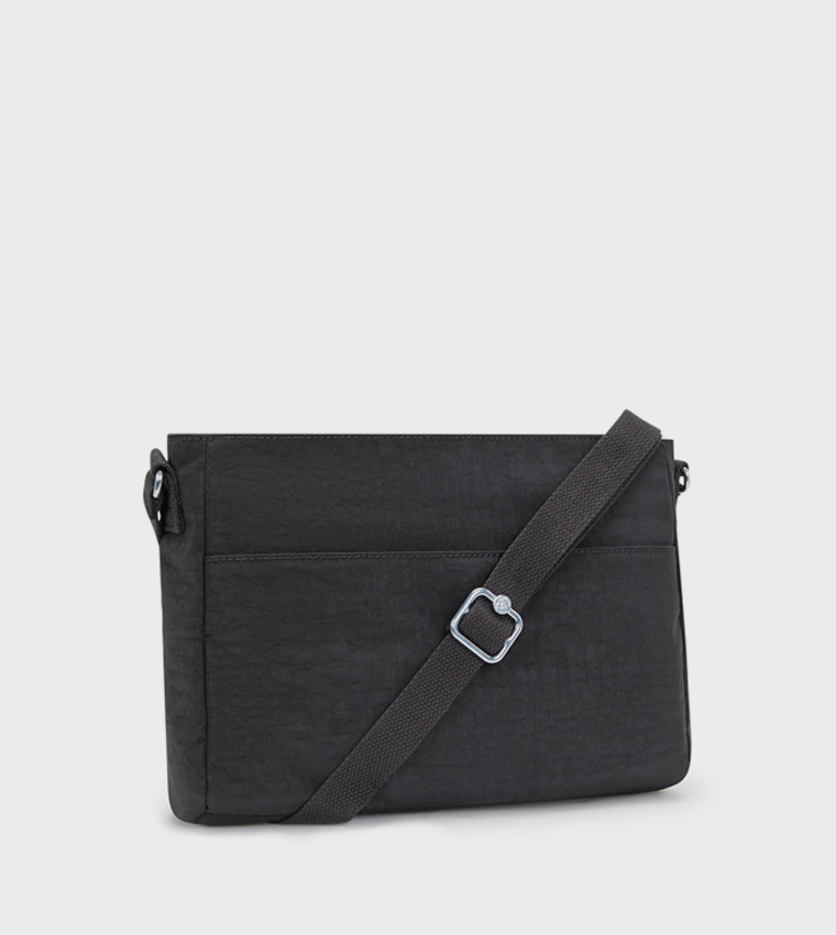 New Angie Logo Detail Crossbody Bag with Keychain