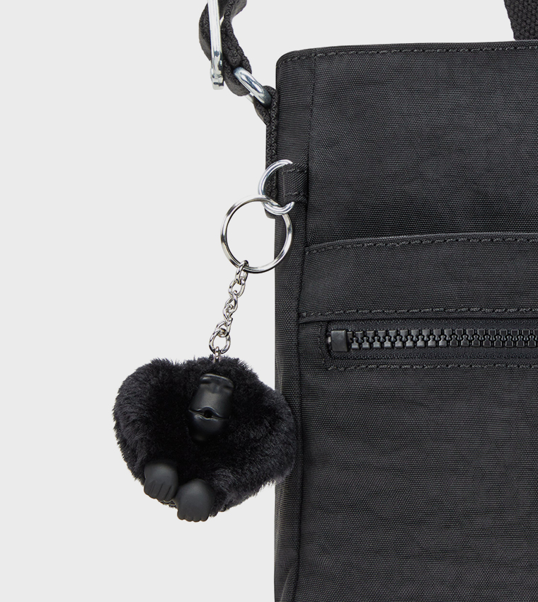 New Angie Logo Detail Crossbody Bag with Keychain