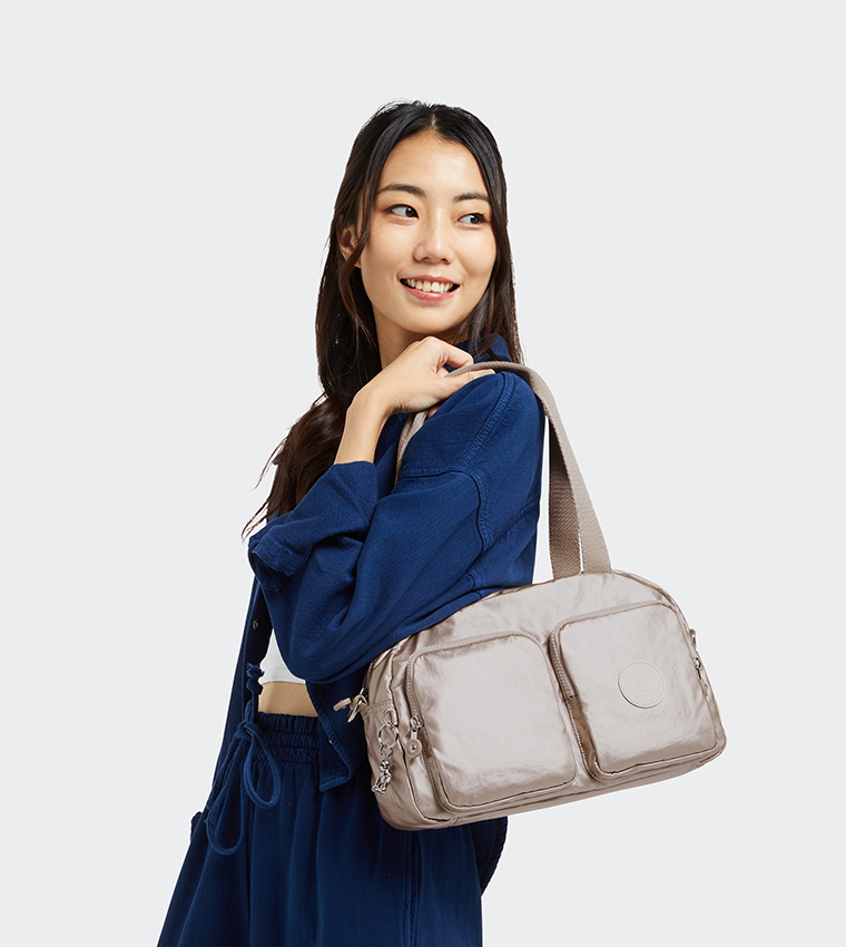 COOL DEFEA Metallic Shoulder Bag