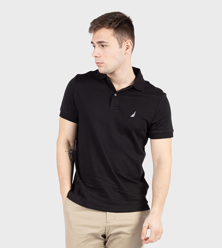 Logo Detail Short Sleeves Polo T-Shirt