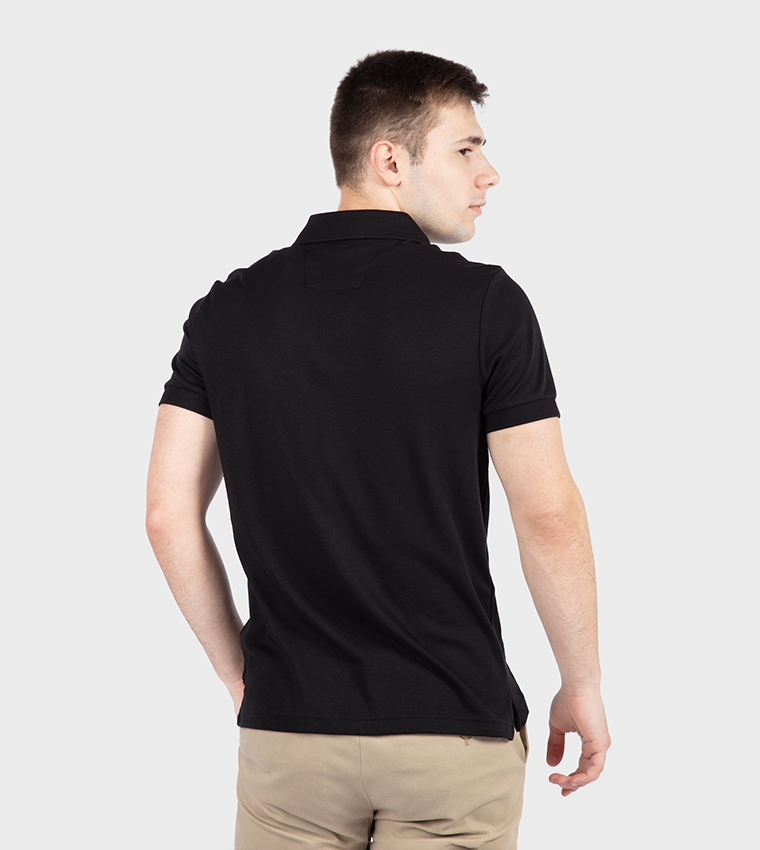 Logo Detail Short Sleeves Polo T-Shirt