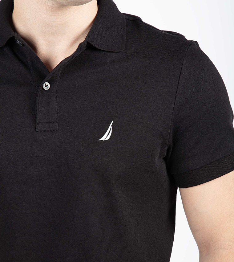 Logo Detail Short Sleeves Polo T-Shirt