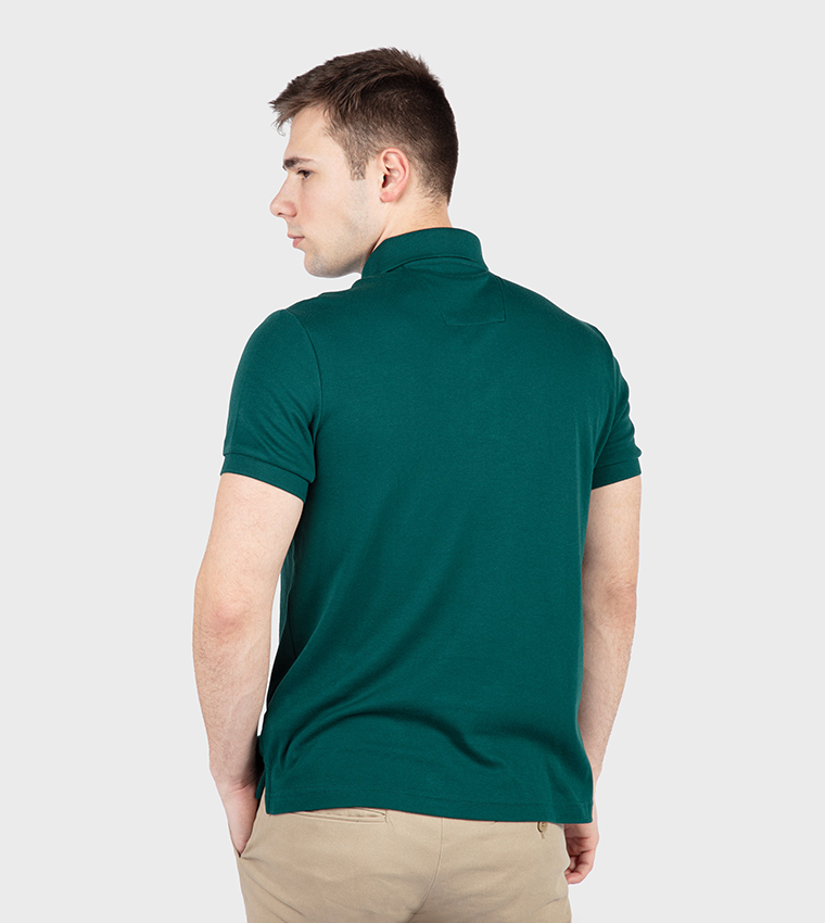 Logo Detail Short Sleeves Polo T-Shirt
