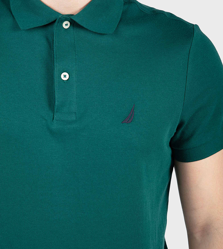Logo Detail Short Sleeves Polo T-Shirt