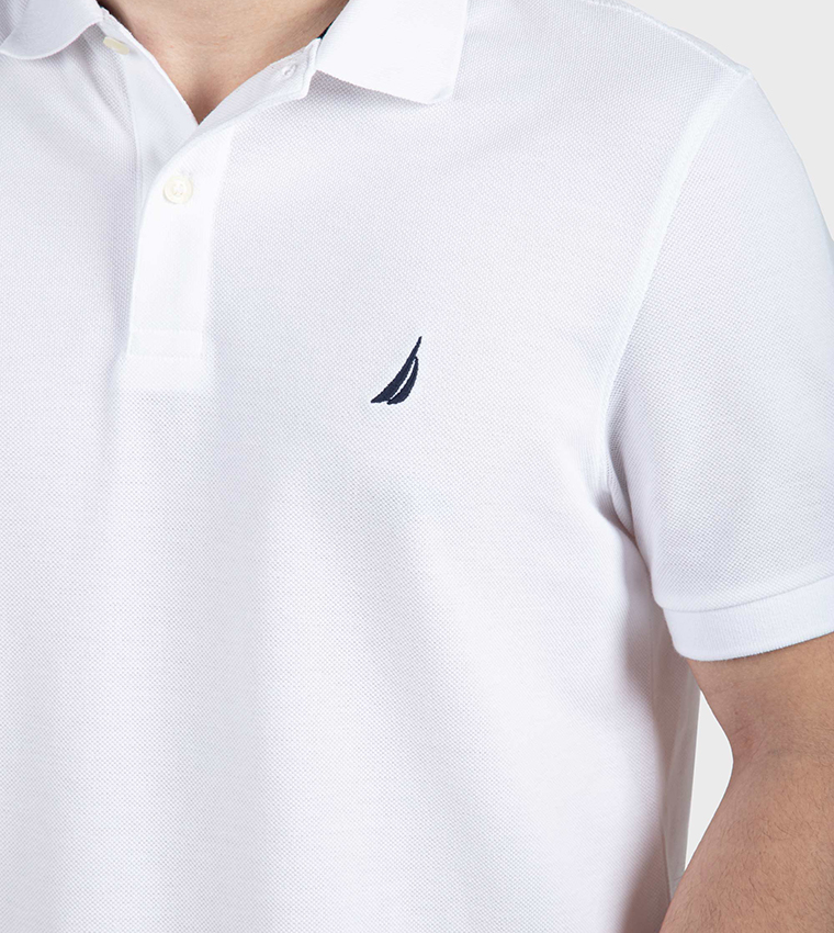 Logo Detail Short Sleeves Polo T-Shirt