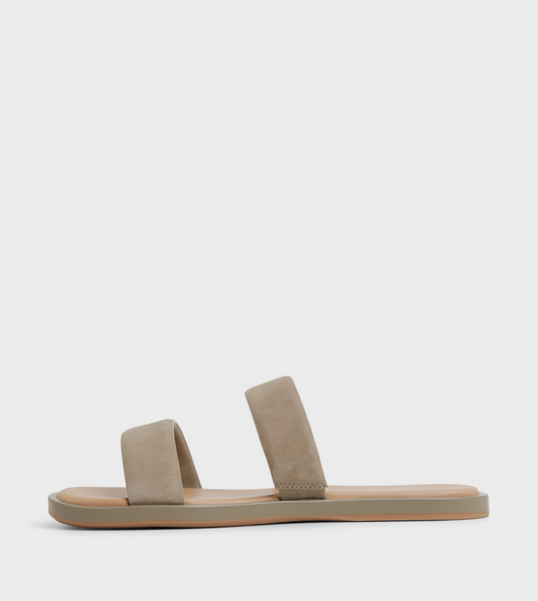 KRIOS Double Strap Flat Sandals