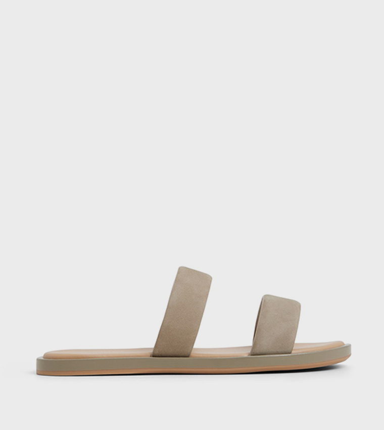 KRIOS Double Strap Flat Sandals