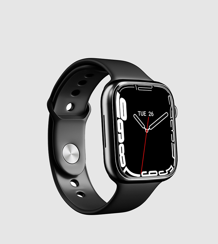 Buy Scott Black Square Dial Smart Watch In Black 6thStreet Saudi Arabia