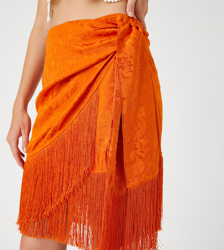 Orange hotsell envelope skirt