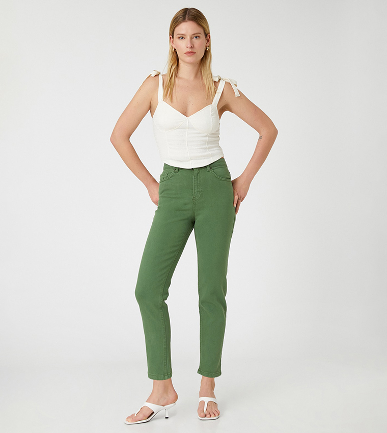 Green jeans deals women