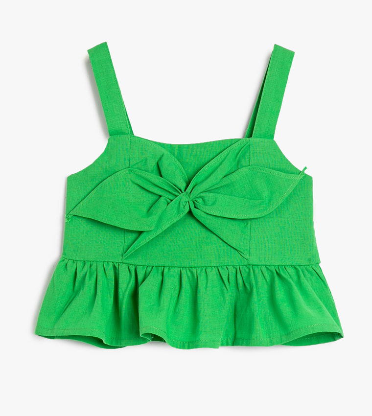 Bow Detail Cotton Top