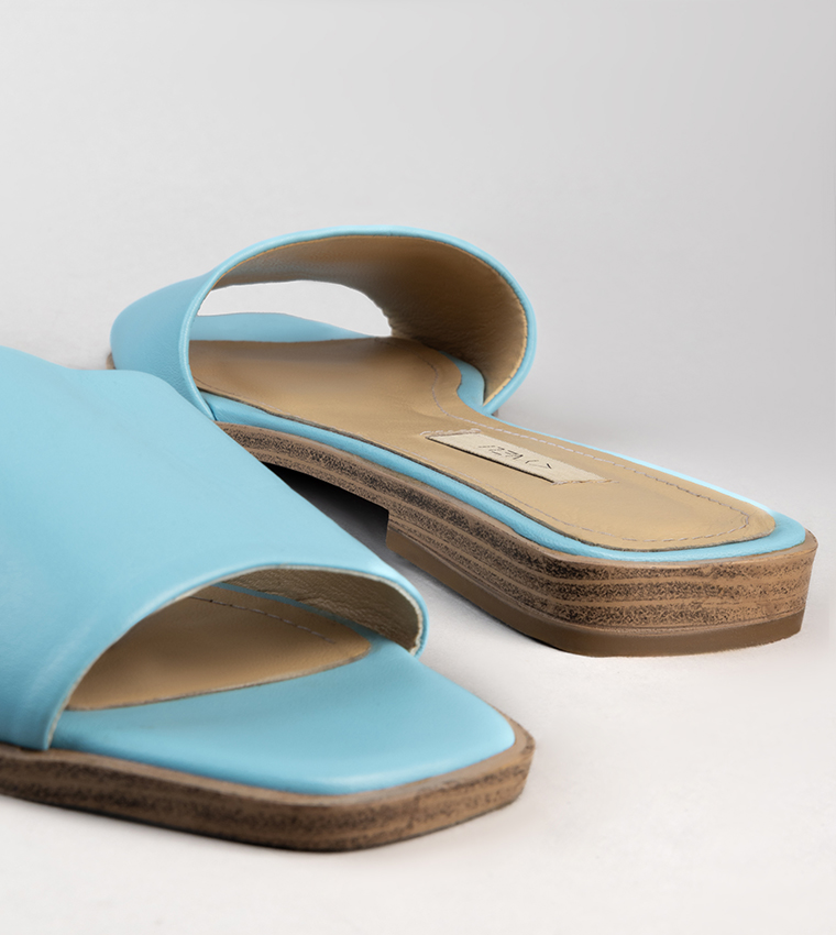 BELLA Open Toe Slide Sandals