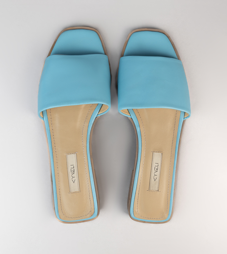 BELLA Open Toe Slide Sandals