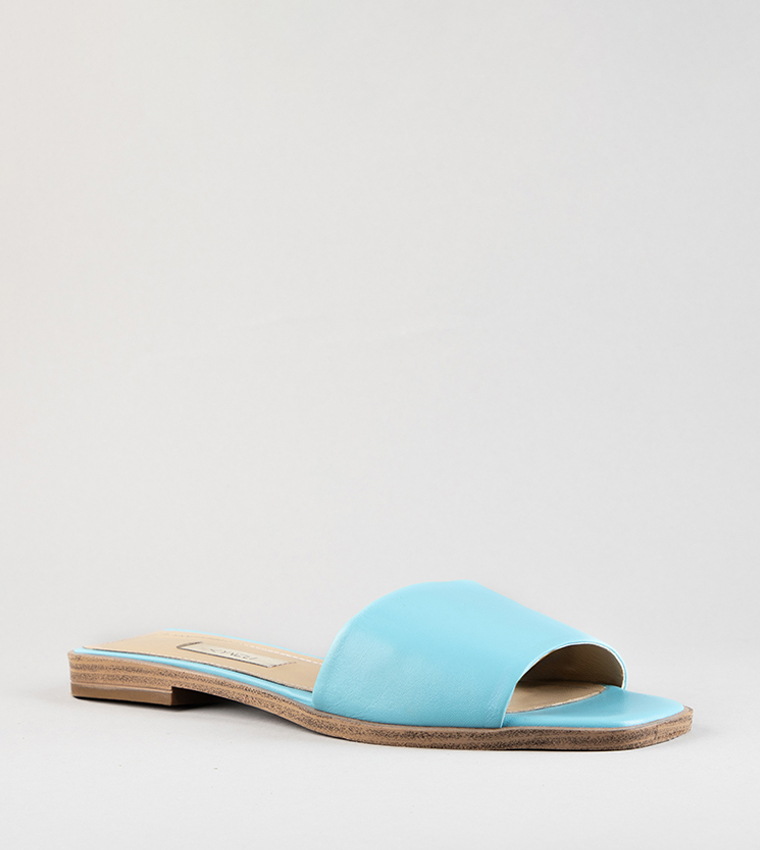 BELLA Open Toe Slide Sandals