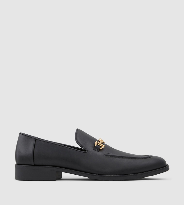 Buy Call It Spring Slip On Loafers With Metal Accent In Black ...