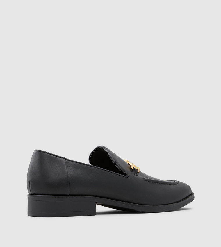 Buy Call It Spring Slip On Loafers With Metal Accent In Black ...
