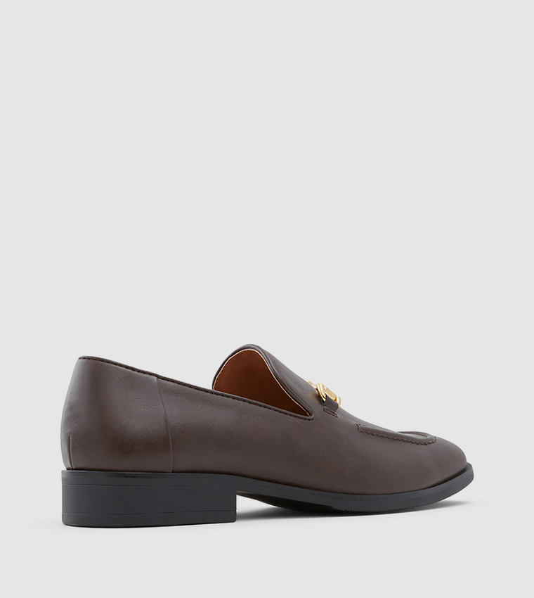 Buy Call It Spring Slip On Loafers With Metal Accent In Brown ...
