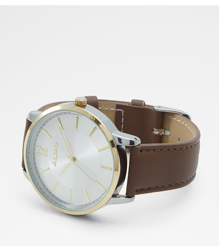 KYSON Leather Strap Analog Watch
