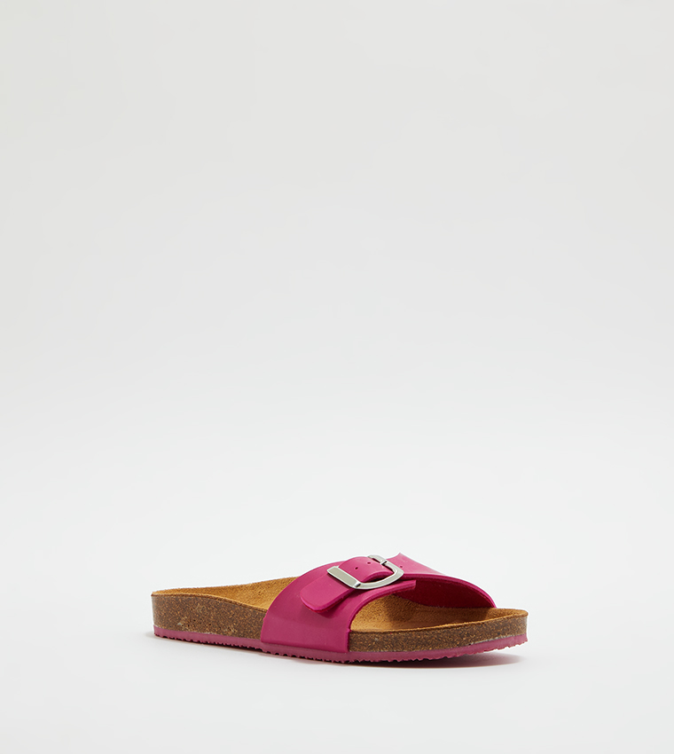 Buy Lelli Kelly Open Toe Slide Sandals In Pink 6thStreet Oman