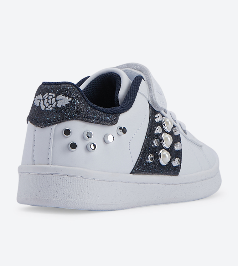Perla Round Toe Sneakers - Blue L18I3811AA54