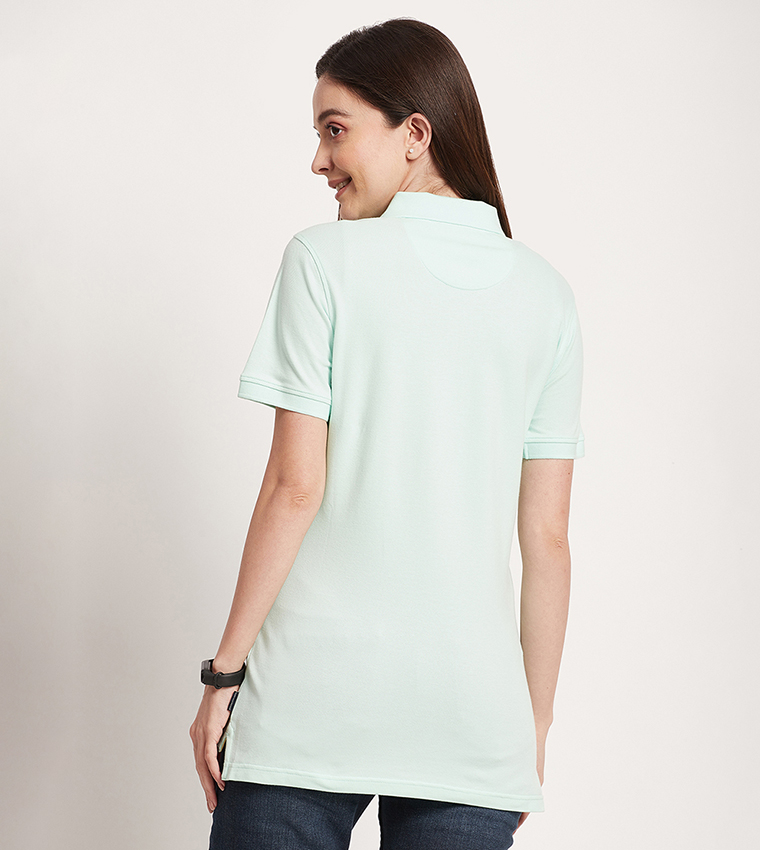 Logo Detail Short Sleeves Polo T-Shirt