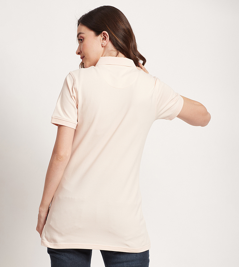 Logo Detail Short Sleeves Polo T-Shirt