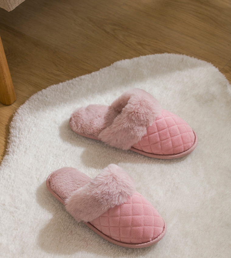 Quilted Bedroom Mules