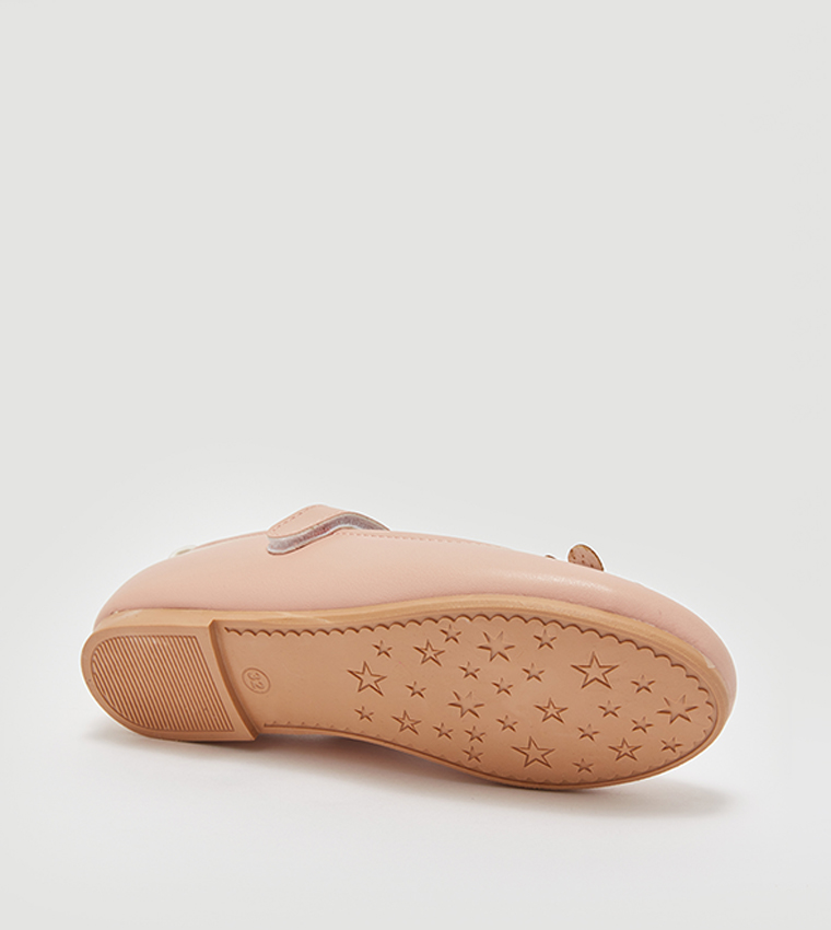 Flower Detail Mary Jane Shoes