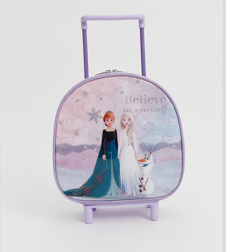 Frozen Printed Trolley Backpack