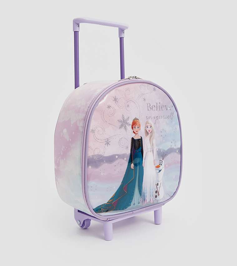 Frozen Printed Trolley Backpack