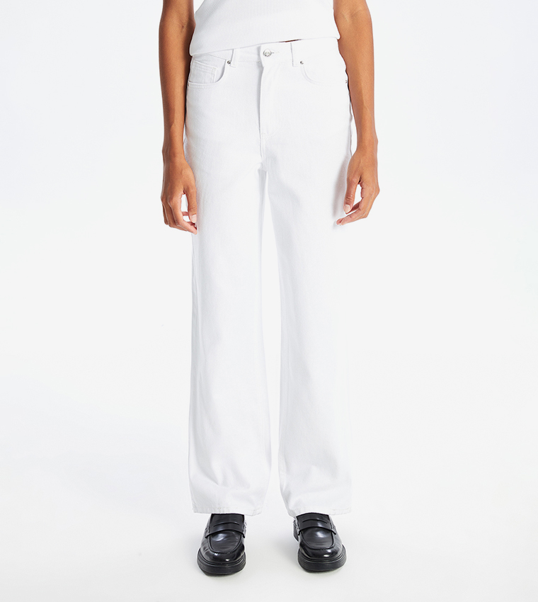 High Waist Wide Leg Jeans