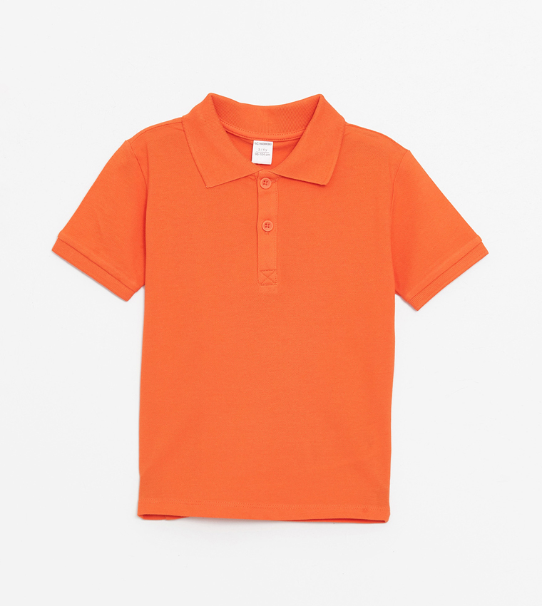 Solid Long Sleeves Polo T-Shirt