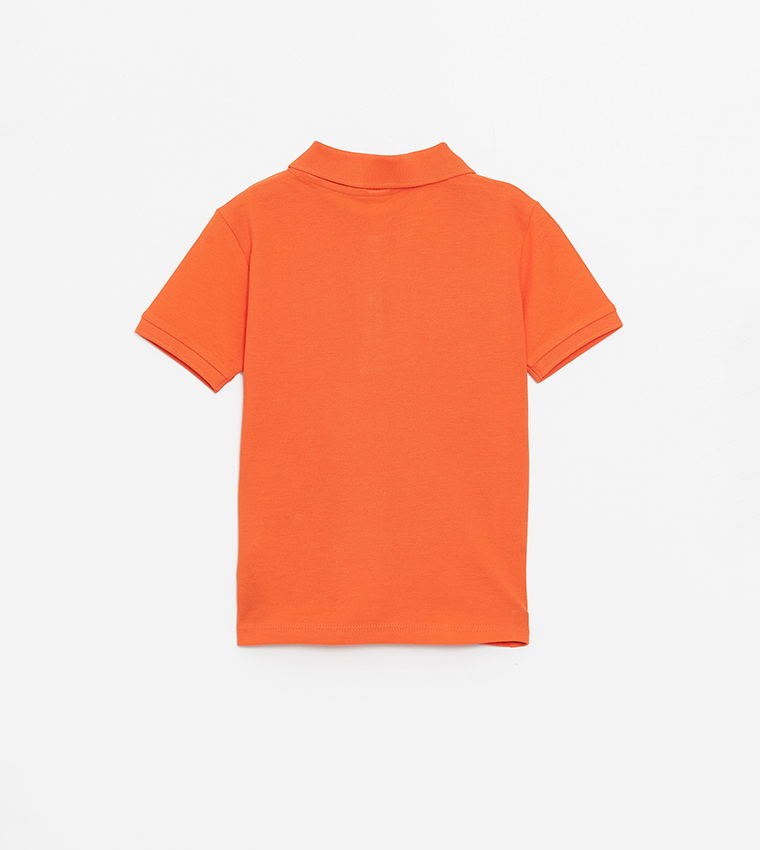Solid Long Sleeves Polo T-Shirt