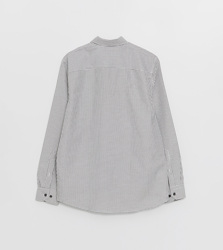 Plaid Regular Fit Long Sleeves Formal Shirt