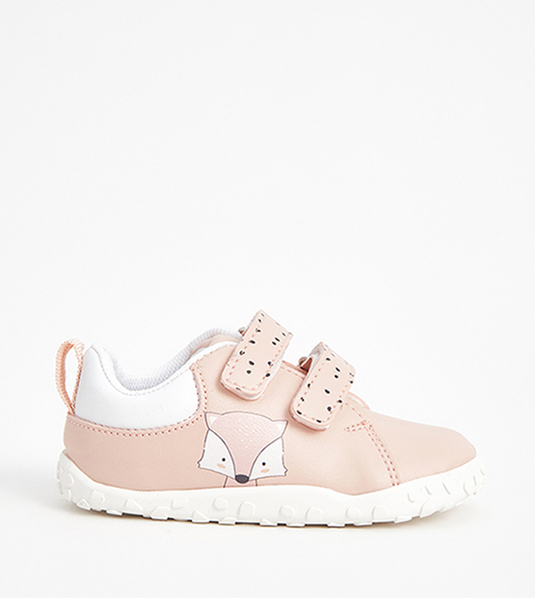 Printed Velcro Closure Sneakers