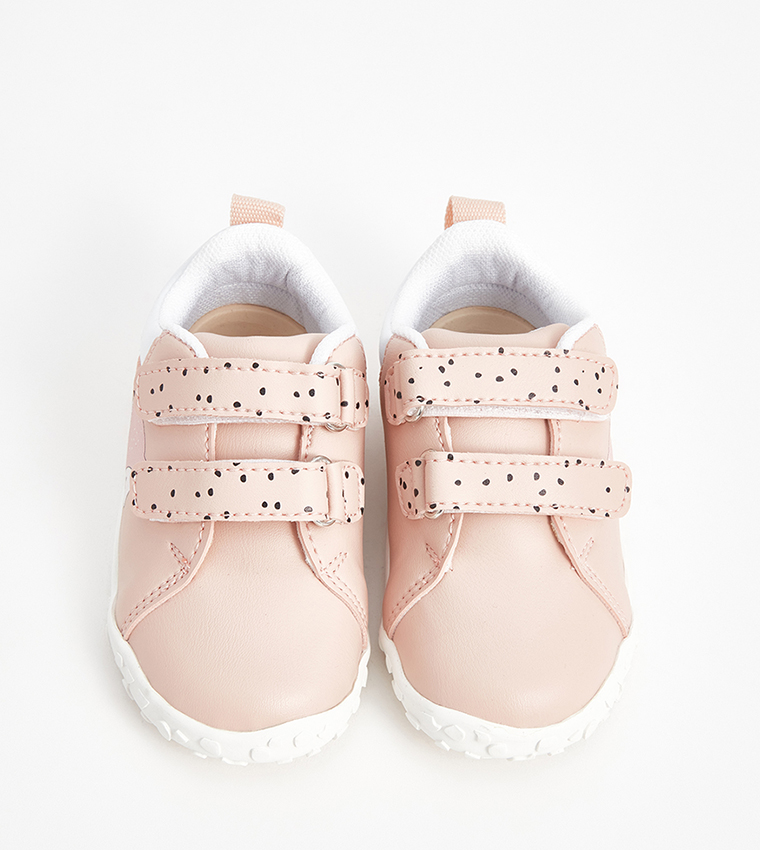 Printed Velcro Closure Sneakers