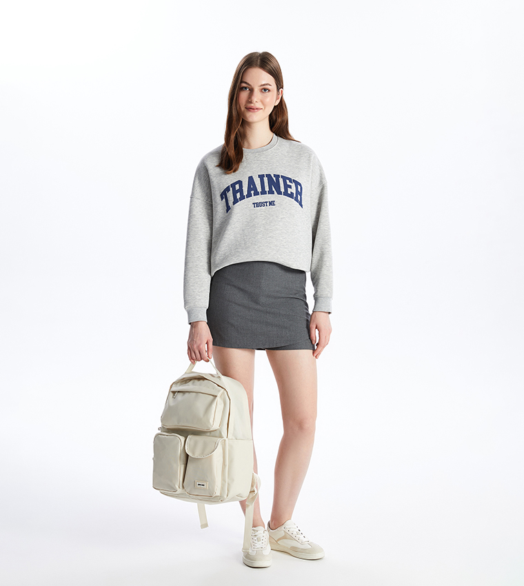 Badge Detail Backpack