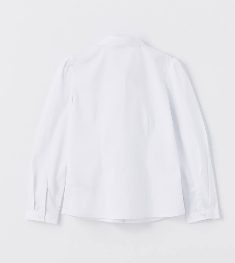 Solid Bow Detail Shirt