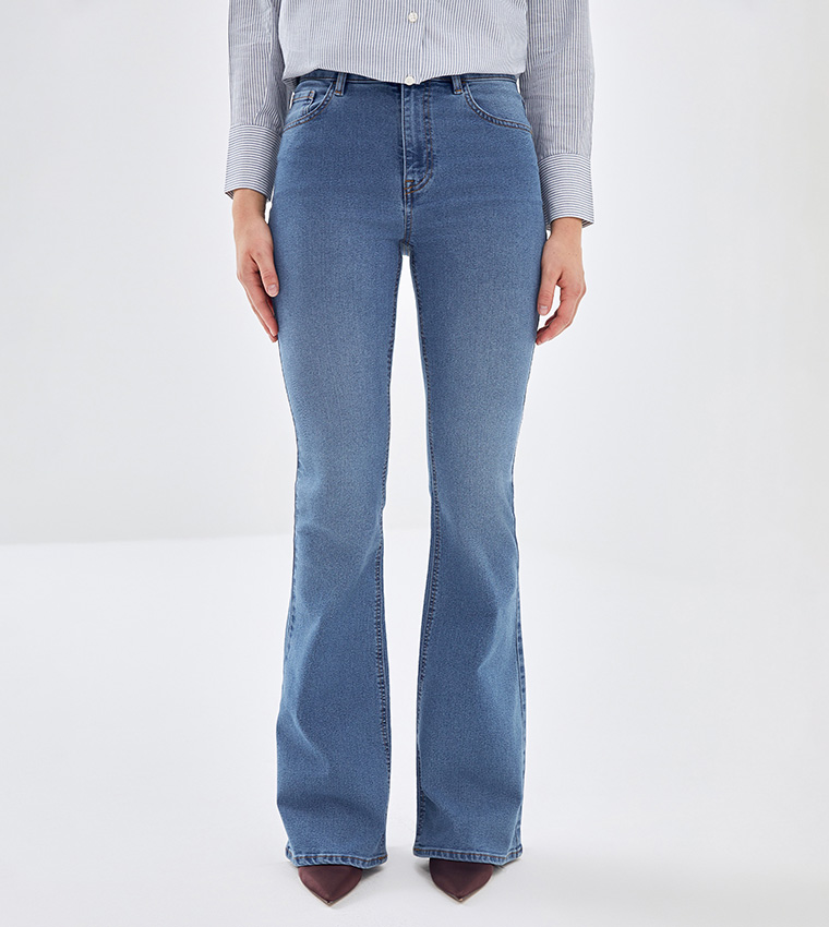 Mars High Waist Flared Jeans
