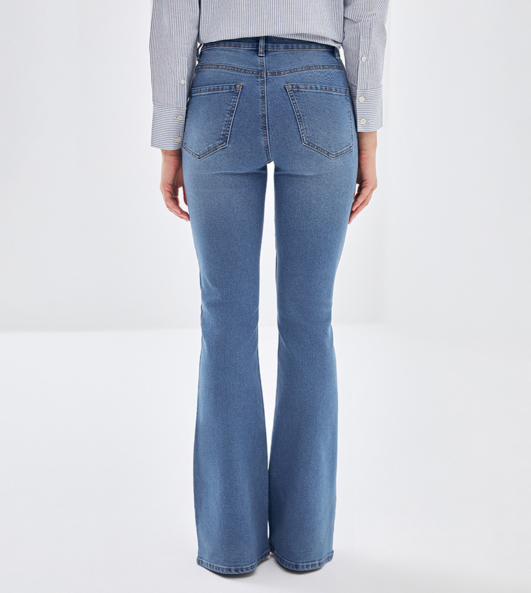 Mars High Waist Flared Jeans