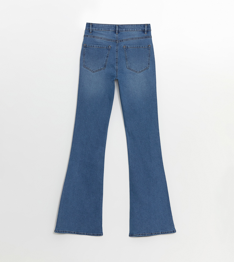 Mars High Waist Flared Jeans